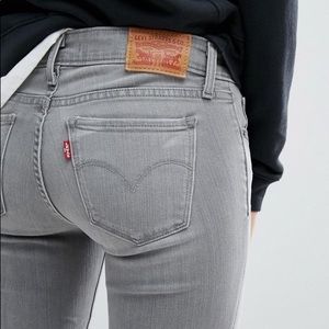 Levi’s 711 Skinny grey washed Jeans W 30 L 30